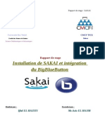 Installation de SAKAI Et Intégration Du BigBlueButto