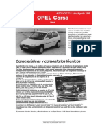 Datos Tecnicos Opel Corsa