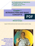 Introduction and Basic Concepts: Fluid Mechanics: Fundamentals and Applications