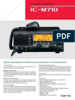 Icom - M-710 Marine Transceiver Brochure