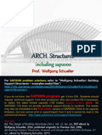 ARCH Structures Including SAP2000, Wolfgang Schueller