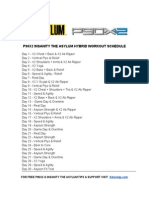 p90x2 and Insanity The Asylum Schedule