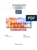 Sistemas de Costos Conjuntos