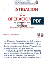 Investigación de Operaciones II - Procesos Estocasticos, Cadenas de Markov