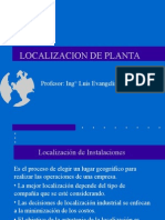 Localizacion de Planta