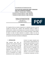 Lab. Convección Libre y Radiación 