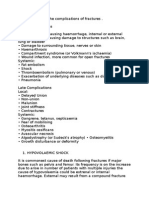 Complications of Fractures