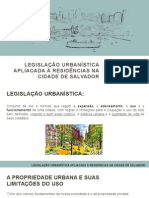 Aula - Legislação Urbanística Aplicada À Residências Na Cidade de Salvador