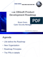 OSIsoft Product Road Map - Bryan Owen