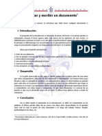 Redactar y Escribir Un Documento