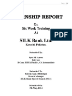 Silk Bank Internship Report