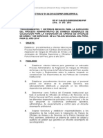 Directiva de Viáticos y Pasajes PNP