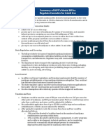 Model Tax and Regulate Bill Summary