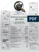 2014 2015 Calendar Roberson