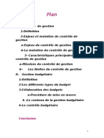 Contrôle de Gestion