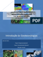 Sensoriamento Remoto Aplicado A Administração Ambiental
