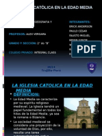 La Iglesia Católica en La Edad Media