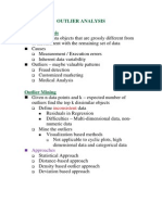 Data Mining-Outlier Analysis