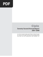 Seventy-Second Annual Report 2007-2008