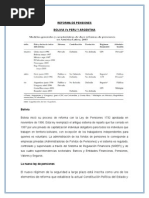 Reforma de Pensiones - Bolivia