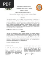 Informe Obtencion Acido Nitrico.