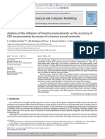 2012 - Analysis of The Influence of Forestry Environments On The Accuracy of GPS Measurements by Means of Recurrent Neural Networks