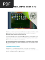 Cómo Instalar Android x86 en Tu PC