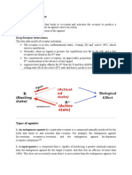 5th Week Agonist and Antagonist