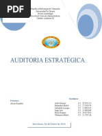 Trabajo de Auditoria Estratégica. 