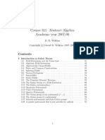 Galois Abstract Algebra