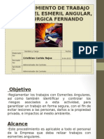 Procedimiento Trabajo Seguro Esmeril Angular