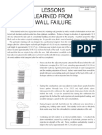 Lessons Learned From Wall Failure - Ts1097