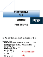 Tutorial 3.2: Liquid Pressure