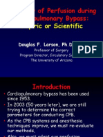 Adequacy of Perfusion During Cardiopulmonary Bypass