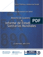 MSPAS (2015) Cuentas Nacionales de Salud de Guatemala