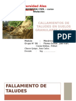 Fallamiento en Taludes