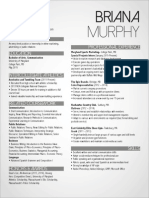 Briana Murphy Resume