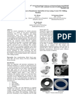 Use of Mechatronic System To Manufacture Spiral Bevel Gear Using 3-Axis CNC Milling Machine