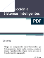 Sistemas Inteligentes - Introducción A Sistemas Inteligentes