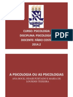 A Psicologia Ou As Psicologias (Slides) 2