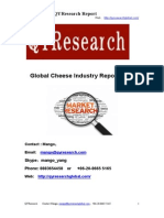 Global Cheese Industry Report 2015