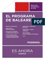 Podemos Programa Baleares Web