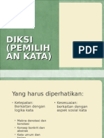 Pertemuan 3 - Diksi Dan Ejaan (Yang Disempurnakan)