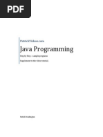 Java Programming: Step by Step - Sample Programs Supplement To The Video Tutorial