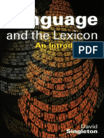 Language and Lexicon