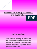 Two Nations Theory - Definition