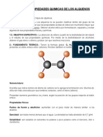 Sintesis y Propiedades Quimicas de Los Alquenos