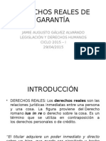 Derechos Reales de Garantía