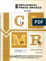 Chicago Dries and Krump Model C, L, M, R Press Brake Brochure