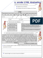 Revolution Annee 1789 Evaluation